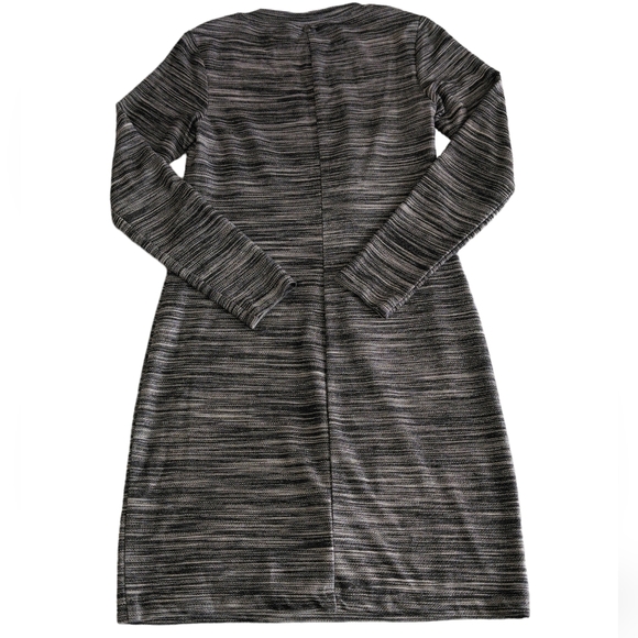 NWT Trina Turk Size Small Bellingham Gray Space Dye Knit Dress - Picture 2 of 13